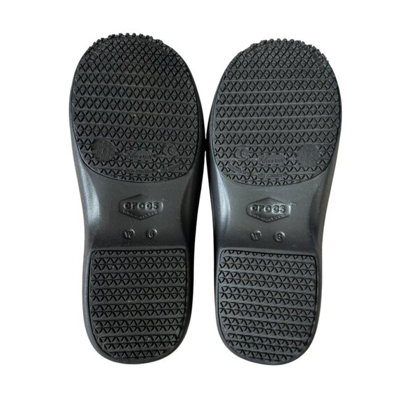 Crocs Neria Pro II work clog black slip ons women's size 6 - Picture 9 of 10